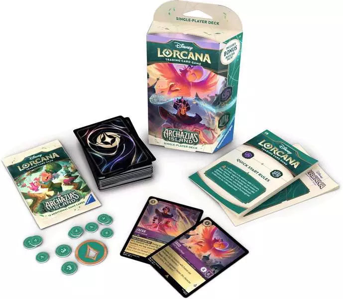 Disney Lorcana Archazia's Island Iago/Jafar Single Player Starter Deck