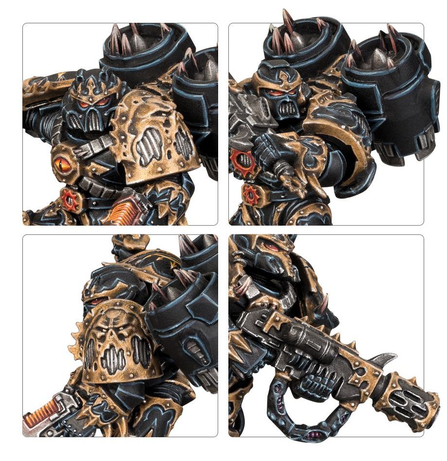 Warhammer 40k Chaos Space Marines Raptors/Warptalons