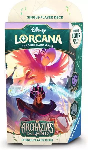 Disney Lorcana Archazia's Island Iago/Jafar Single Player Starter Deck