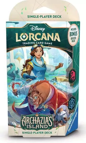 Disney Lorcana Archazia's Island Belle/Beast Single Player Starter Deck