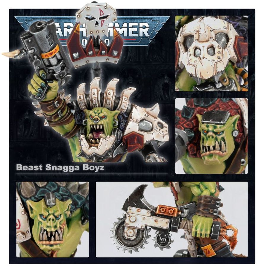 Warhammer 40,000 Orks Ork Beast Snagga Boyz