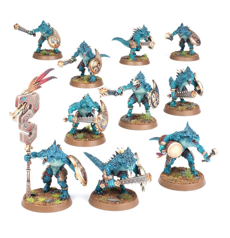 Warhammer Age of Sigmar Spearhead: Seraphon – Sunblooded Prowlers