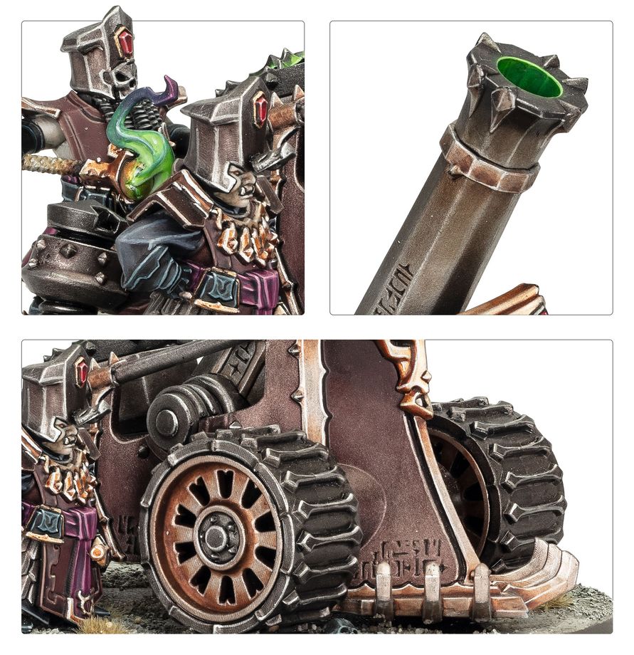 Warhammer Age of Sigmar Helsmiths of Hashut Deathshrieker Rocket Battery/Tormentor Bombard