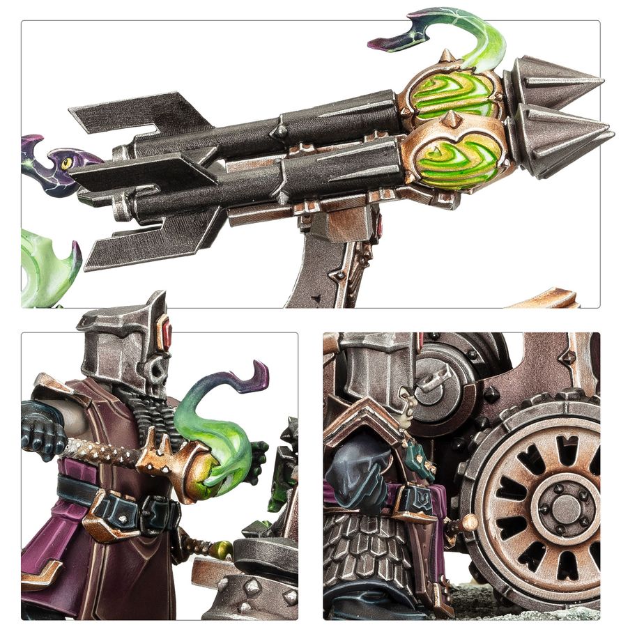 Warhammer Age of Sigmar Helsmiths of Hashut Deathshrieker Rocket Battery/Tormentor Bombard