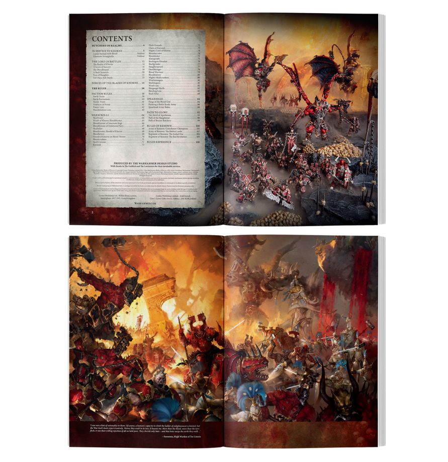 Warhammer Age of Sigmar Chaos Battletome: Blades of Khorne