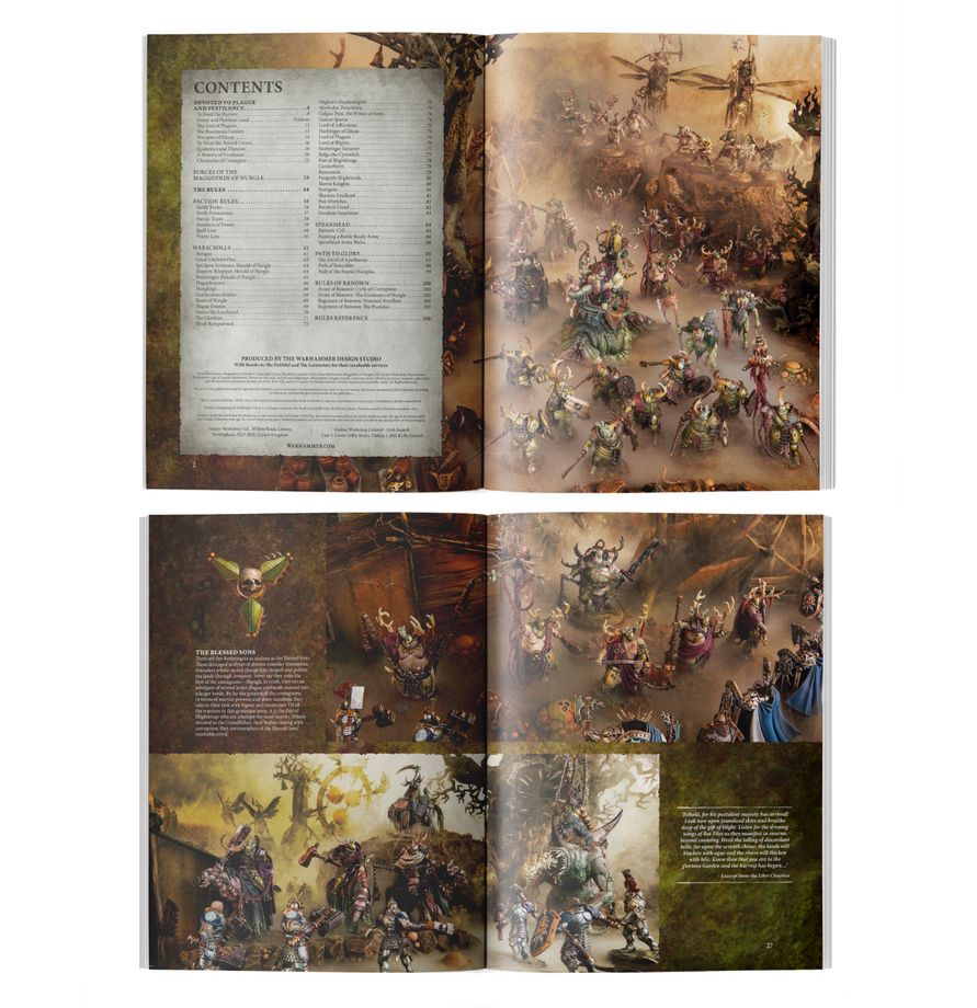 Warhammer Age of Sigmar Chaos Battletome: Maggotkin of Nurgle