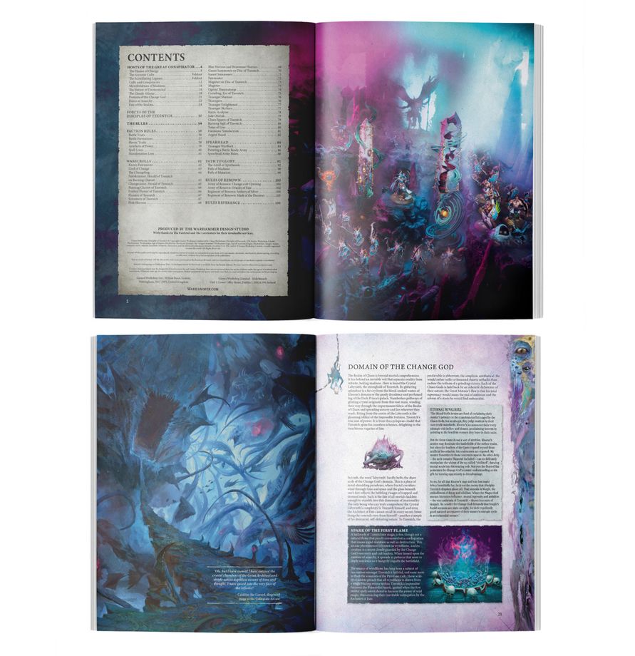 Warhammer Age of Sigmar Chaos Battletome: Disciples of Tzeentch