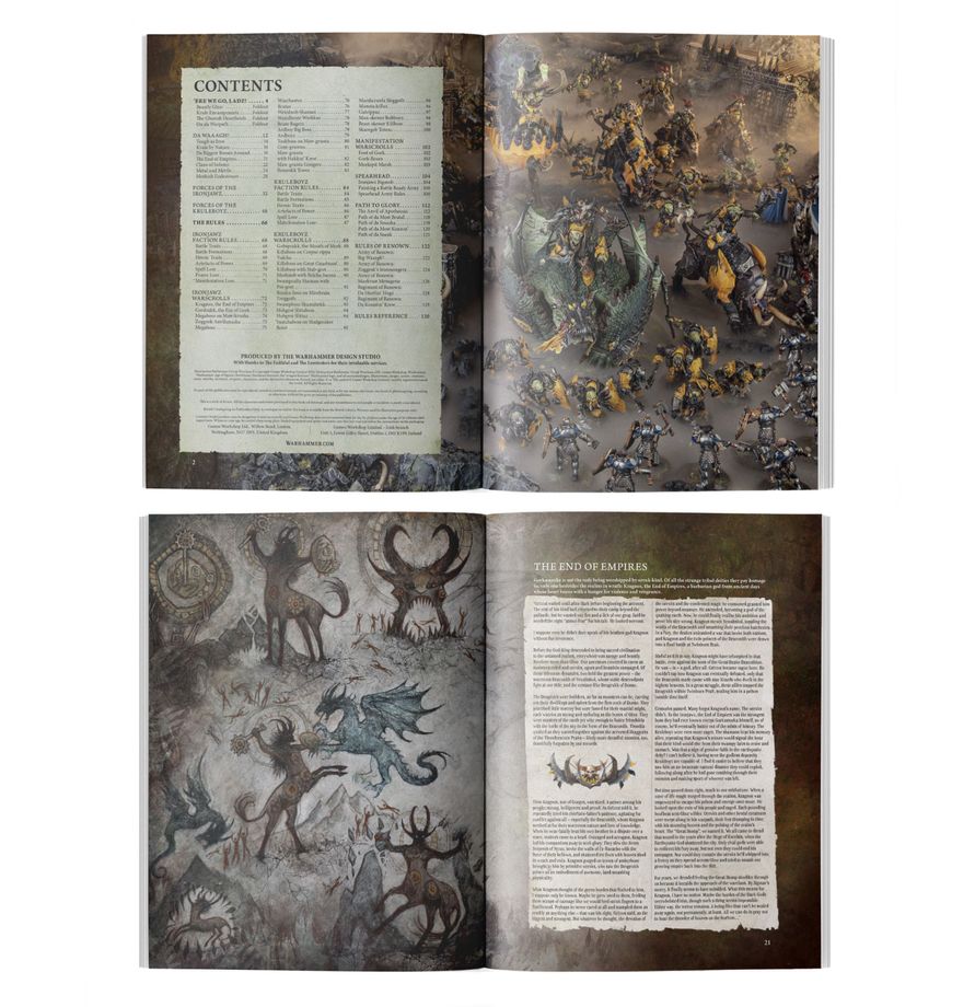 Warhammer Age of Sigmar Destruction Battletome: Orruk Warclans