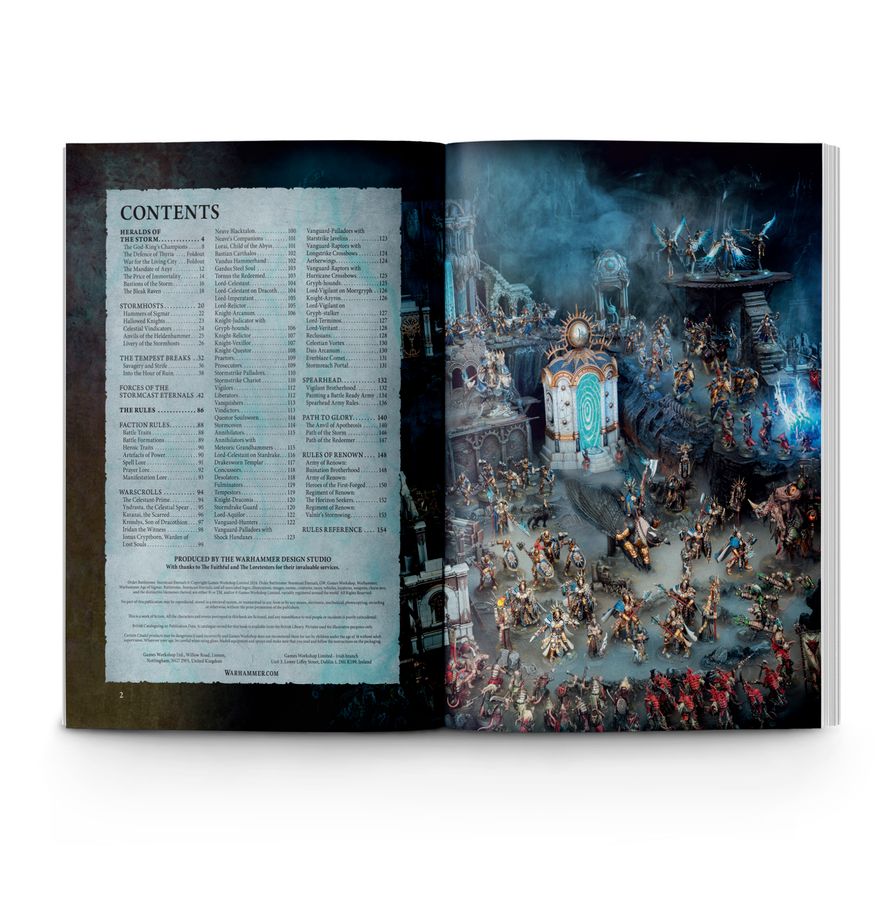 Warhammer Age of Sigmar Order Battletome: Stormcast Eternals