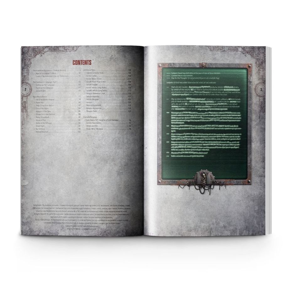 Warhammer 40,000 Necromunda: The Aranthian Succession – Cinderak Burning