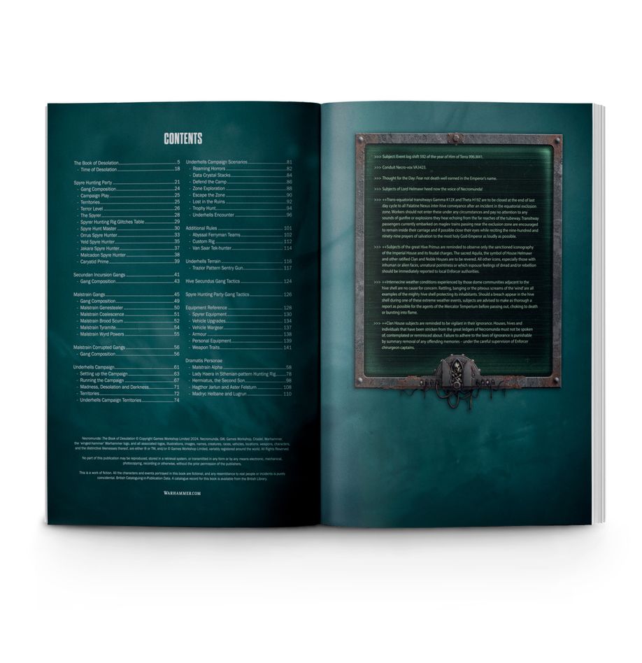Warhammer 40,000 Necromunda: The Book of Desolation