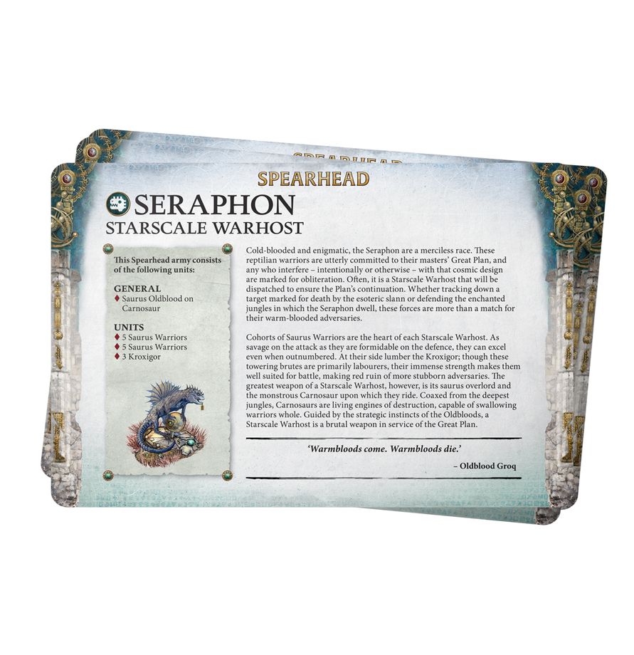 Warhammer Age of Sigmar Faction Pack: Seraphon