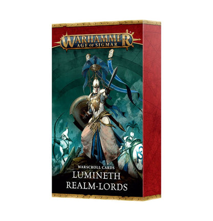 Warhammer Age of Sigmar Warscroll Cards: Lumineth Realm-lords (English)