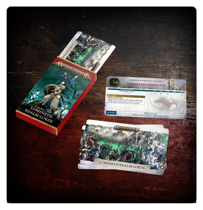 Warhammer Age of Sigmar Warscroll Cards: Lumineth Realm-lords (English)