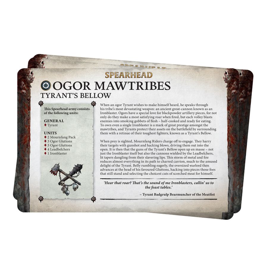 Warhammer Age of Sigmar Faction Pack: Ogor Mawtribes