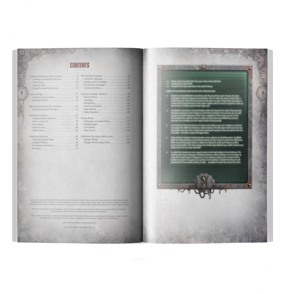 Warhammer 40,000 Necromunda: Apocrypha (Hardback)