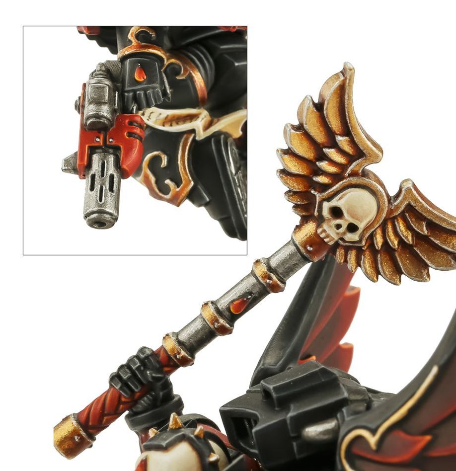 Warhammer 40,000 Blood Angels Chaplain With Jump Pack