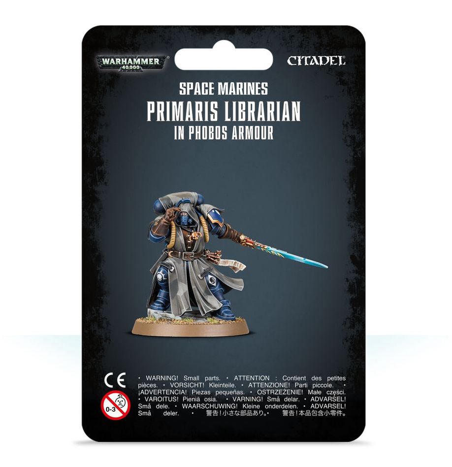Warhammer 40,000 Space Marines Primaris Librarian in Phobos Armour
