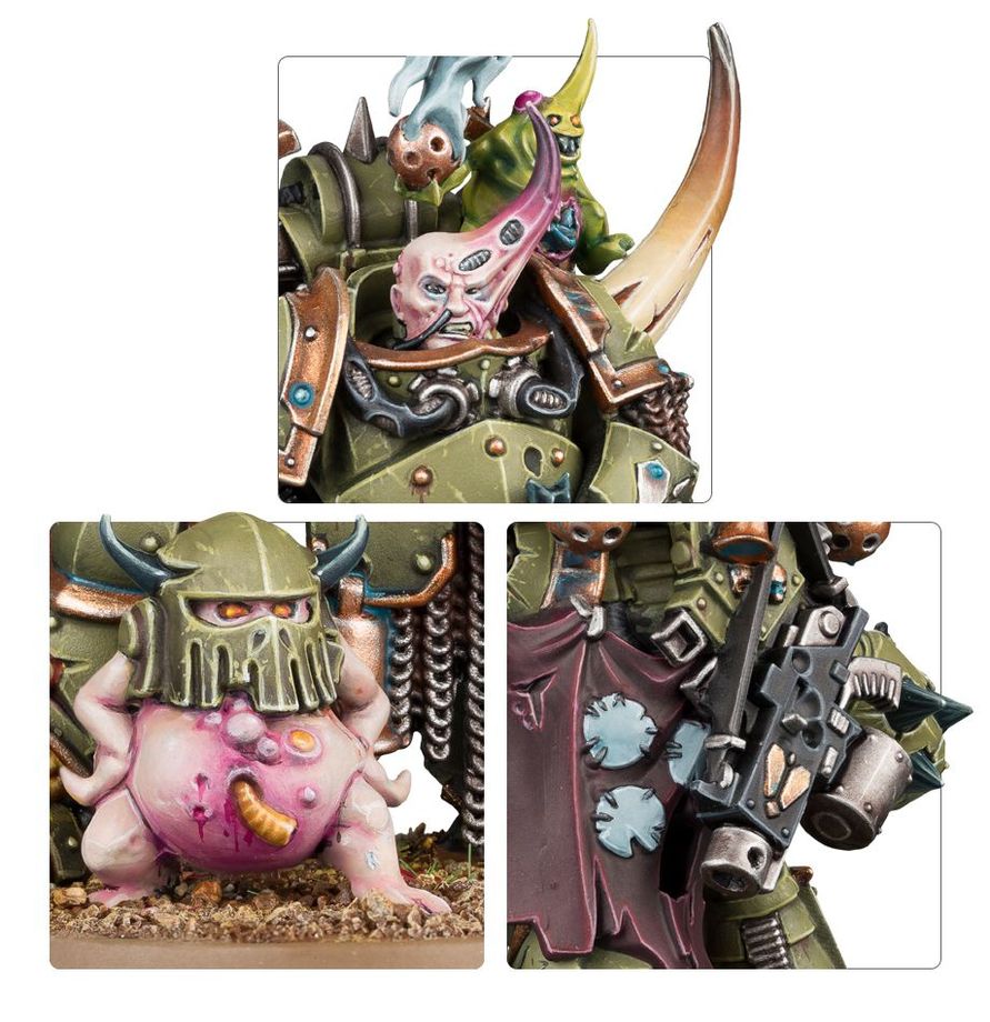 Warhammer 40,000 Death Guard Plague Marine Champion