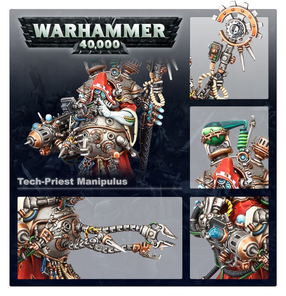 Warhammer 40,000 Adeptus Mechanicus Tech-Priest Manipulus