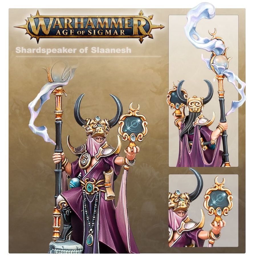 Warhammer Age of Sigmar Hedonites of Slaanesh Shardspeaker of Slaanesh