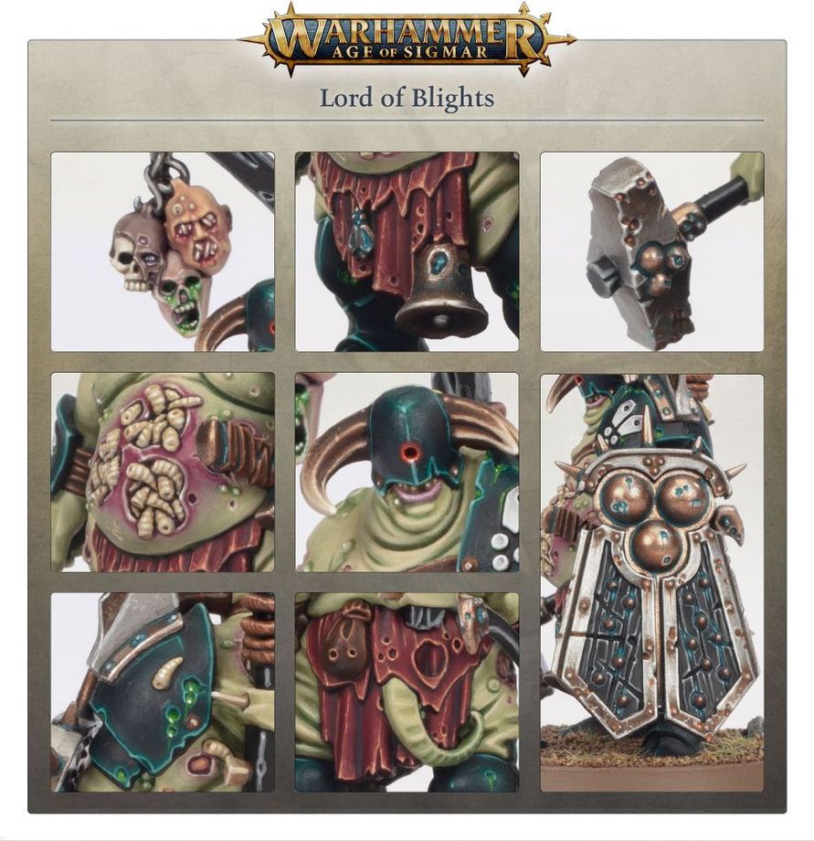Warhammer Age of Sigmar Maggotkin of Nurgle Lord of Blights