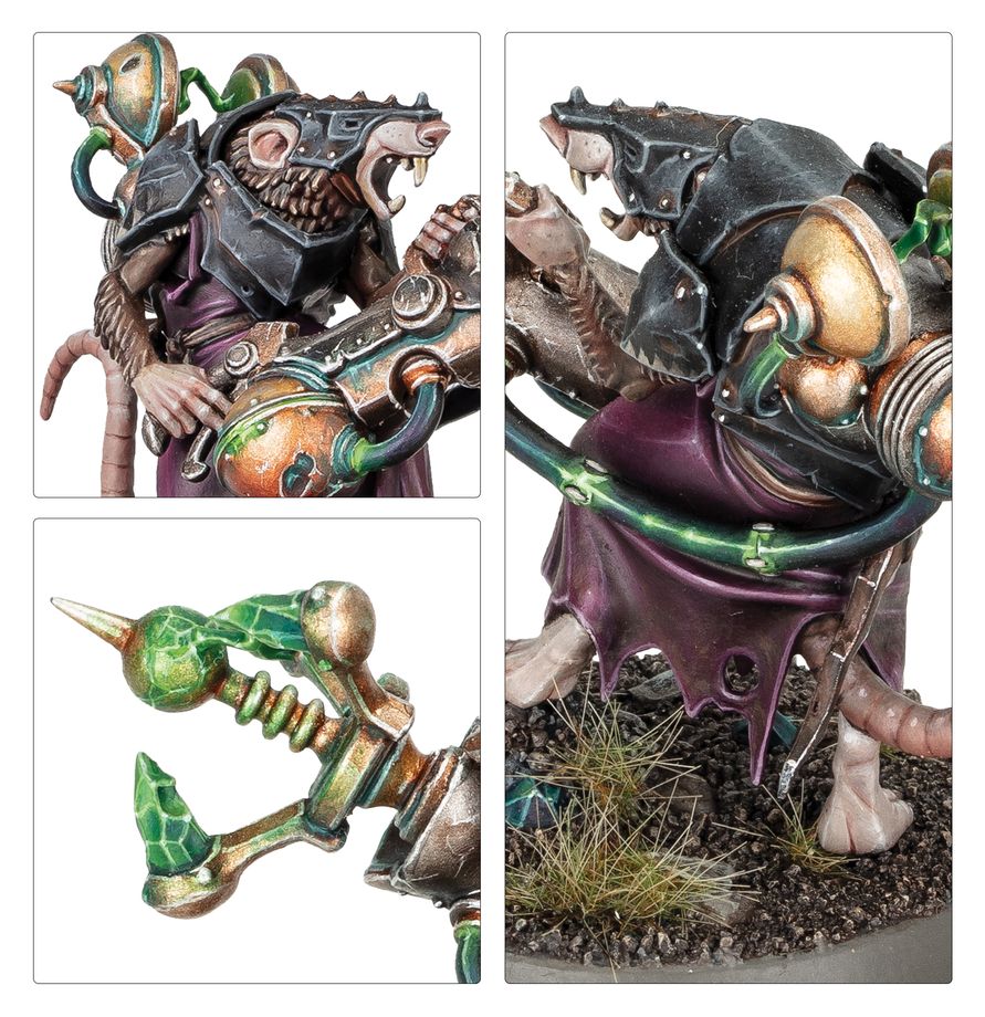 Warhammer Age of Sigmar Skaven Warlock Galvaneer