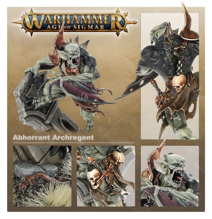Warhammer Age of Sigmar Flesh-Eater Courts Abhorrant Archregent