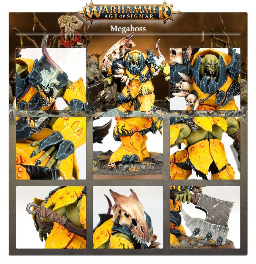 Warhammer Age of Sigmar Orruk Warclans Megaboss