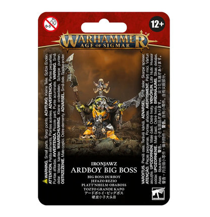 Warhammer Age of Sigmar Orruk Warclans Ardboy Big Boss
