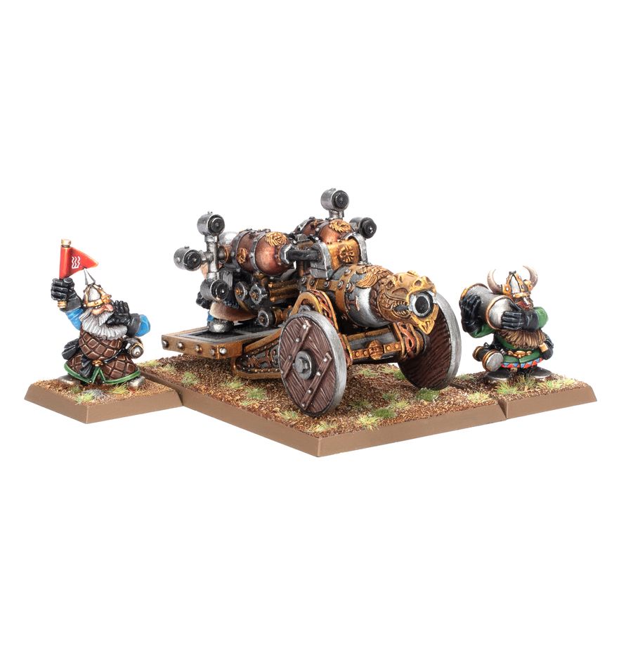 Warhammer: The Old World Dwarfen Mountain Holds Flame Cannon