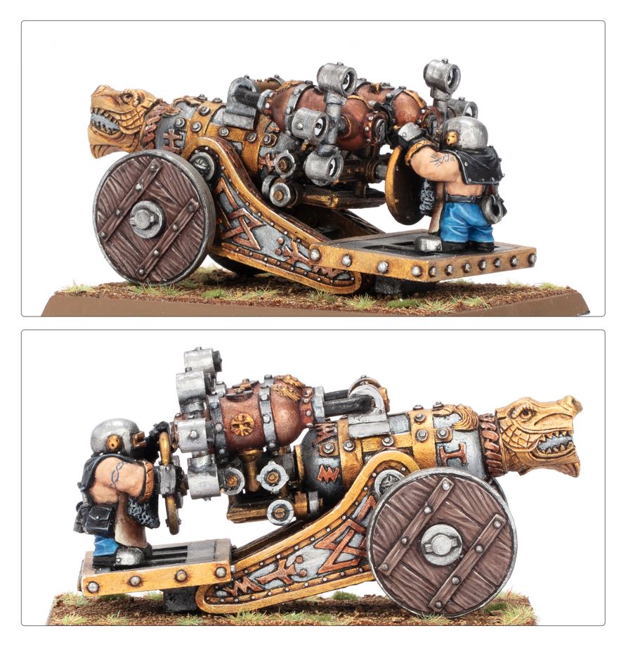 Warhammer: The Old World Dwarfen Mountain Holds Flame Cannon