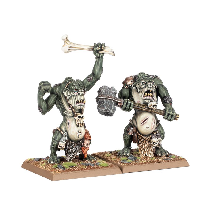 Warhammer: The Old World Orc & Goblin Tribes Common Trolls