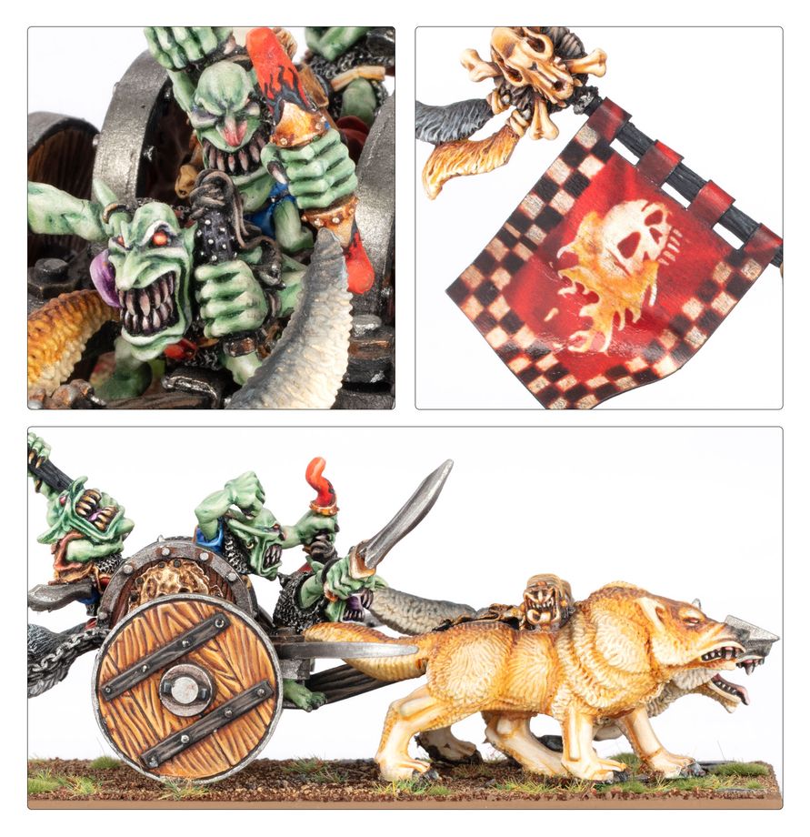Warhammer: The Old World Orc & Goblin Tribes Goblin Wolf Chariot