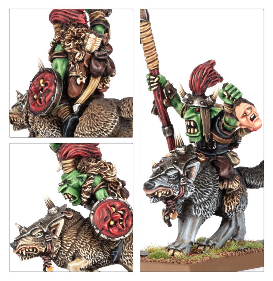 Warhammer: The Old World Orc & Goblin Tribes Goblin Wolf Rider Bosses