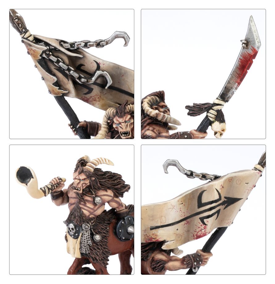 Warhammer: The Old Wold Beastmen Brayherds Centigor Herd Command