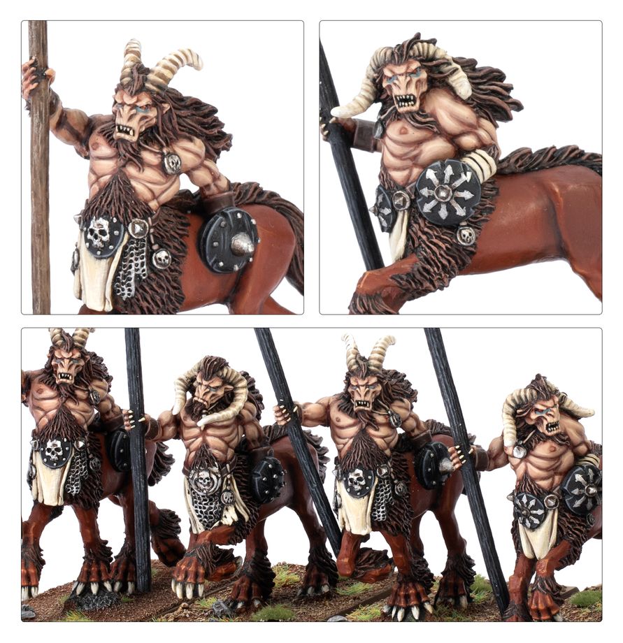 Warhammer: The Old World Beastmen Brayherds Centigor Herd