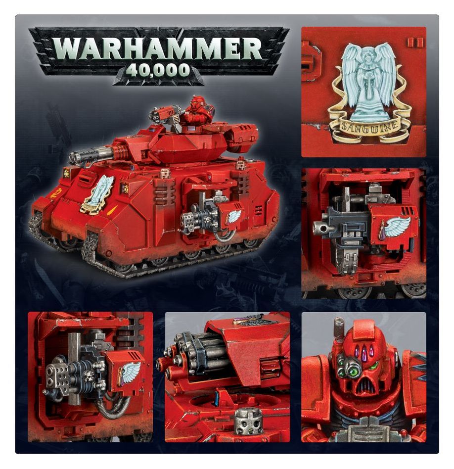 Warhammer 40,000 Blood Angels Baal Predator