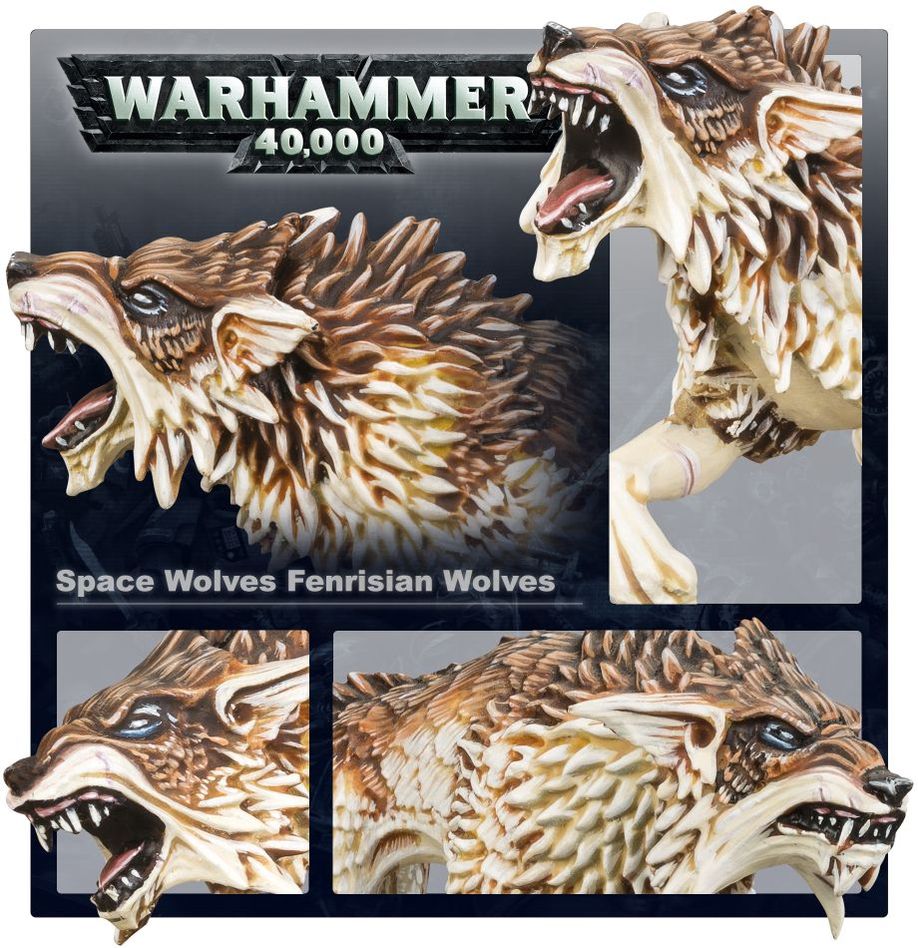 Warhammer 40,000 Space Wolves Fenrisian Wolves