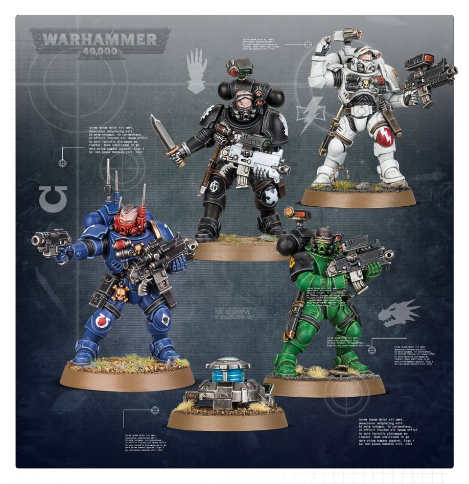 Warhammer 40,000 Space Marines Incursor Squad