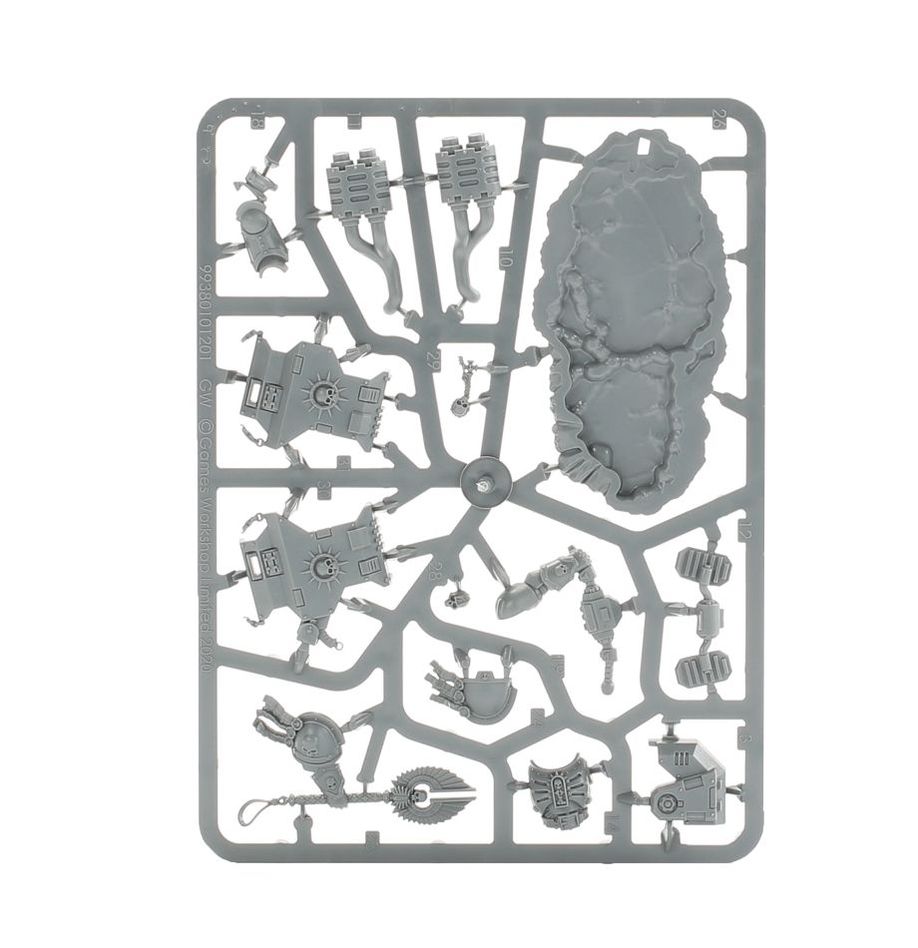 Warhammer 40,000 Space Marines Chaplain on Bike