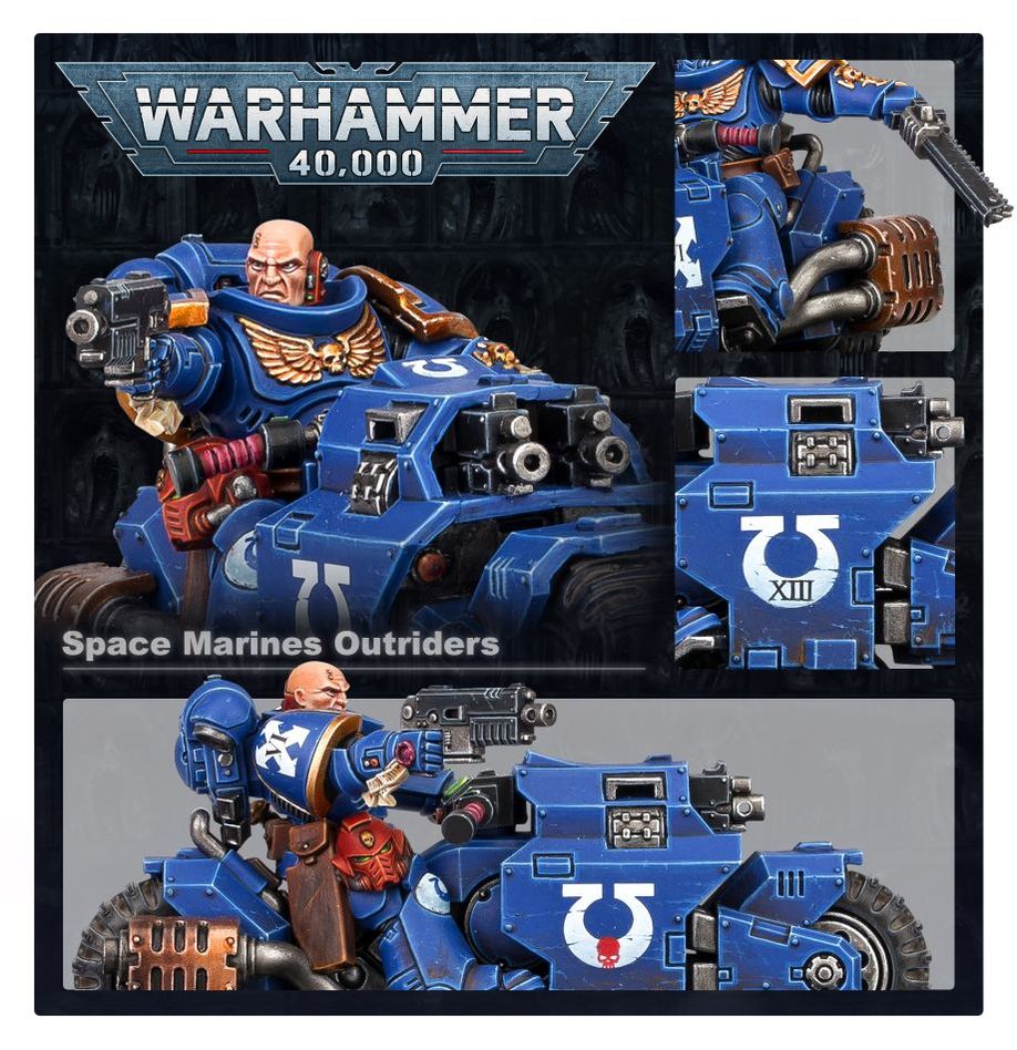 Warhammer 40,000 Space Marines Outriders