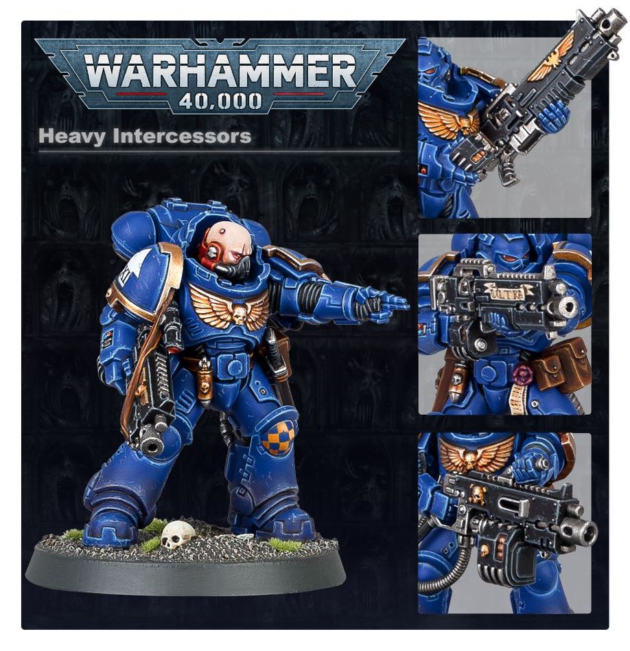 Warhammer 40,000 Space Marines Heavy Intercessor Squad