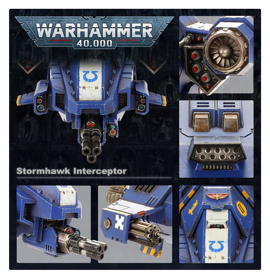 Warhammer 40,000 Space Marines Stormhawk Interceptor