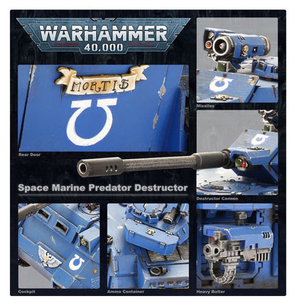 Warhammer 40,000 Space Marines Predator Destructor