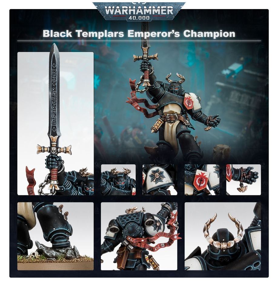 Warhammer 40,000 Black Templars Emperor's Champion