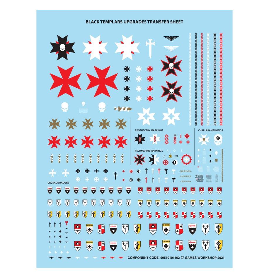 Warhammer 40,000 Black Templars: Upgrades and Transfers