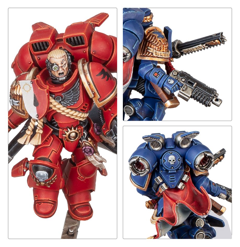 Warhammer 40,000 Space Marines Captain with Jump Pack