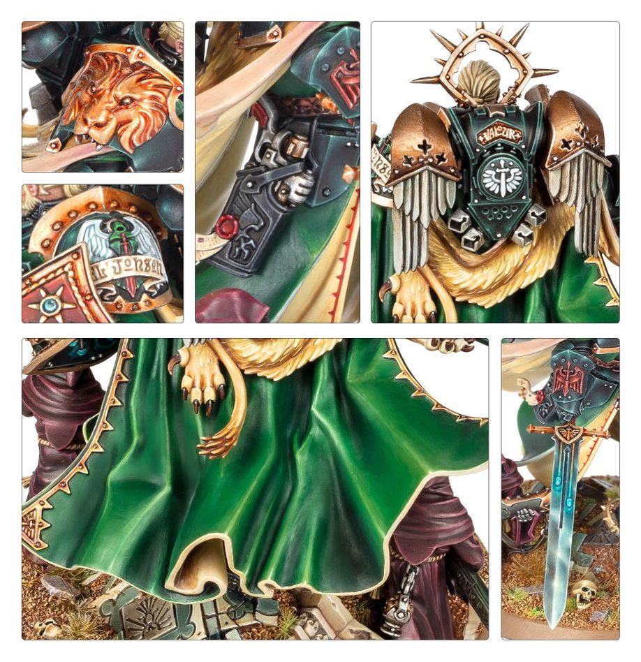Warhammer 40,000 Dark Angels Lion El'Jonson