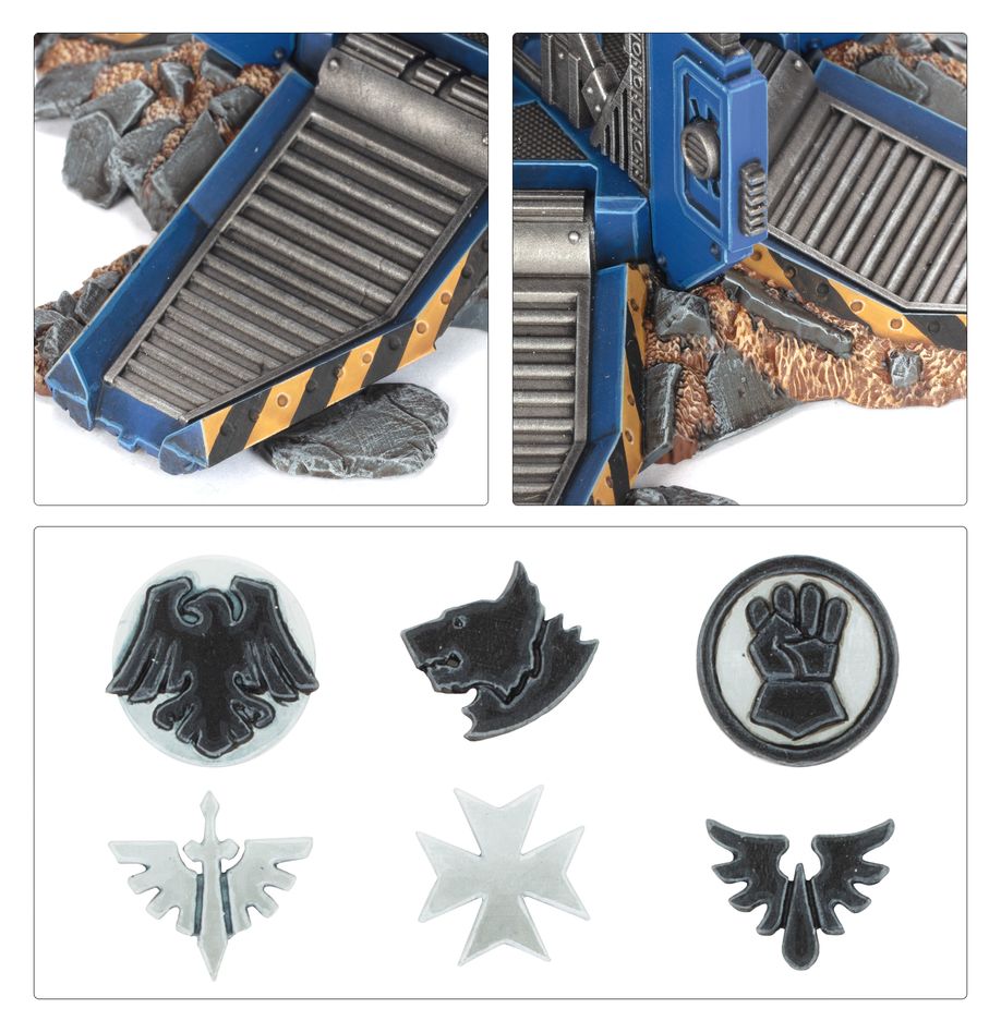 Warhammer 40,000 Space Marines Drop Pods